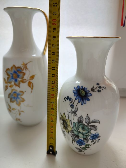 Вази Bavaria KPM, Kaiser,  порцеляна Німеччина, скло Іспанія