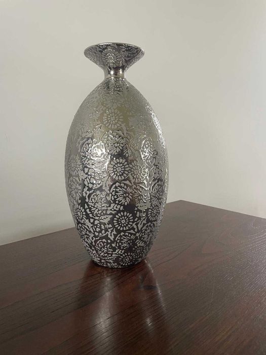 jarra efeito metálico 40 cm