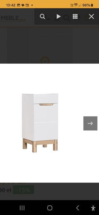 Szafka pod umywalkę