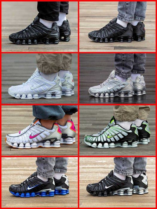 ‼️БЕЗ ПЕРЕДПЛАТ  Кросівки Nike Shox TL / Багато кольорів / Найк Шокс‼️