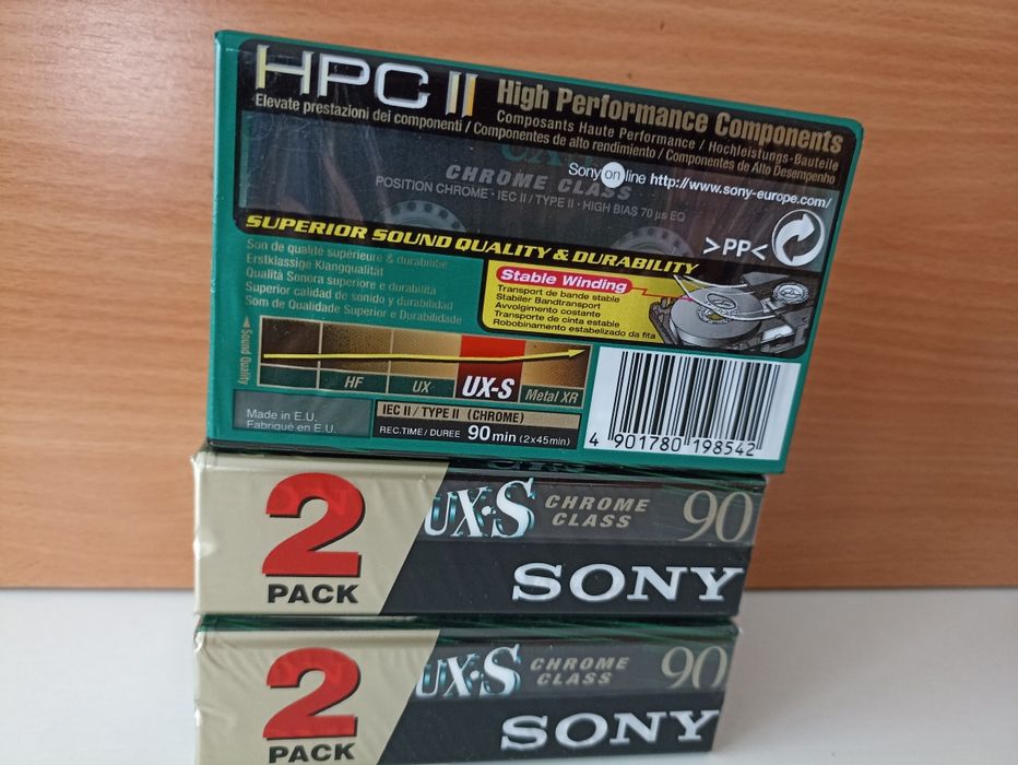 Cassete Sony Chrome UX-S