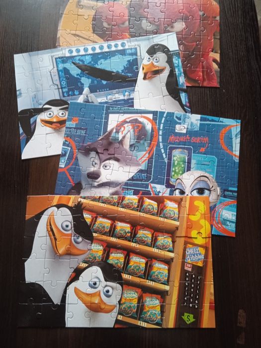 Puzzle Pingwiny z Madagaskar