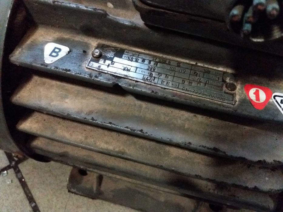 Silnik elektryczny 1,5KW 3 fazowy