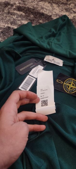 РОЗПРОДАЖ! Зіп-худі Stone island | Кофта Стон Айленд темно-зелена