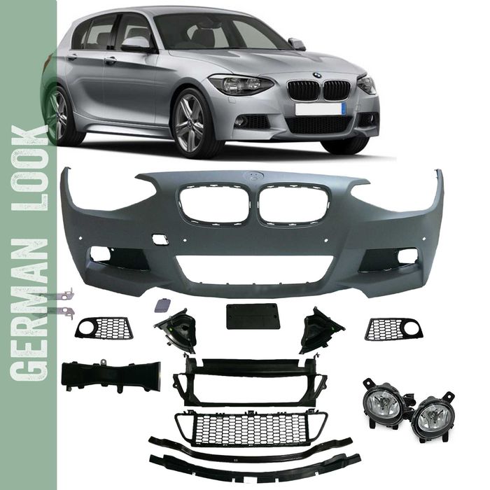 Para-choques BMW Série 1 F20 2011 a 2015 + acessórios + farois neveiro