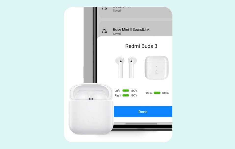 Słuchawki Bezprzewodowe Bluetooth Xiaomi TWS Redmi Buds 3