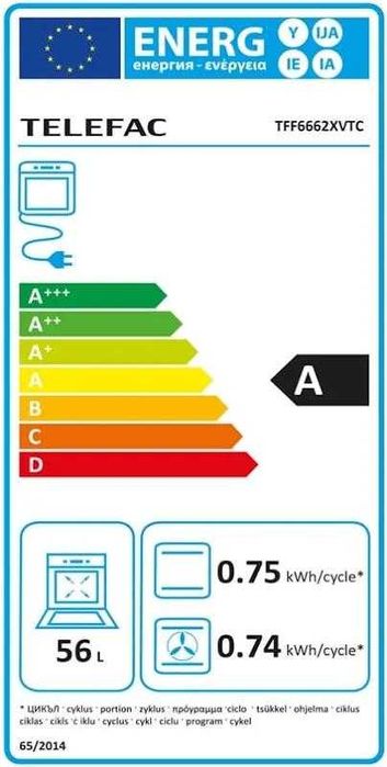 Fogão Telefac Vitro TFF6662XVTC Inox - ÚLTIMOS DIAS