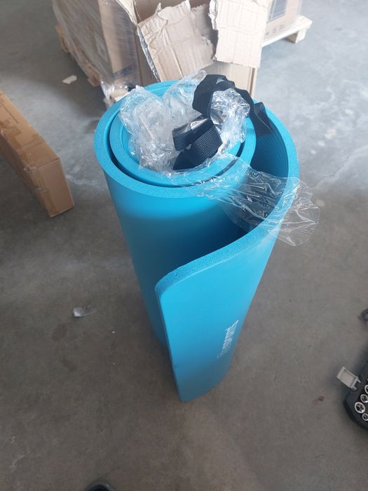 Mata do ćwiczeń ScSPORTS 190 cm x 80 cm niebieski