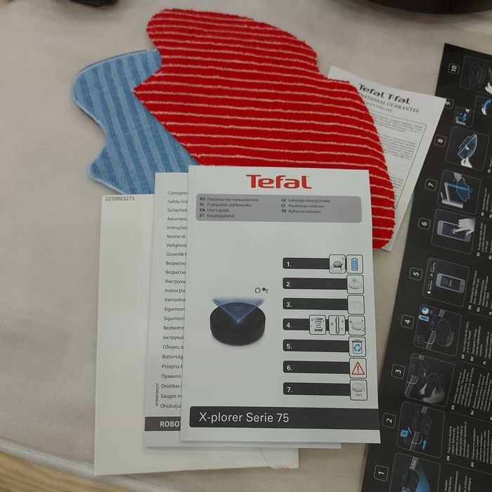 Robot sprzątający Tefal X-Plorer Serie 75, Quick Start Guide