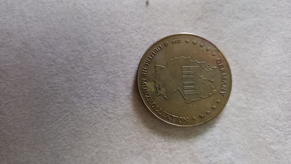 Moneta kolekcjonerska niemiecka.