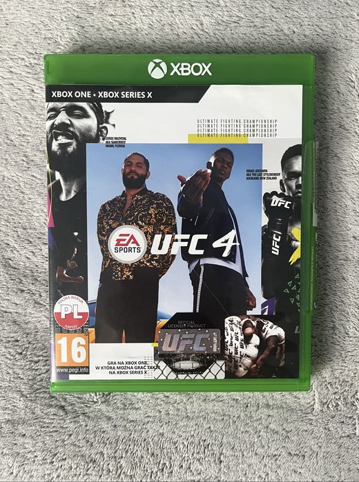 Gra UFC 4 na xbox