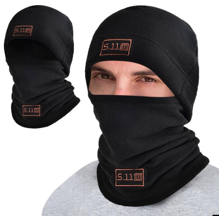Тактичний флісовий комплект шапка + баф / балаклава 5.11 tactical