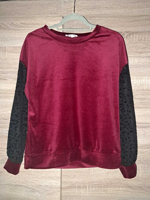 Dresq welurowy panterka