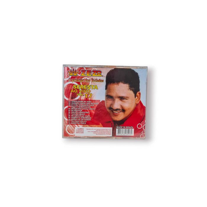 Zézo – Seresta ao Vivo Vol. 17 | CD Original Brasileiro