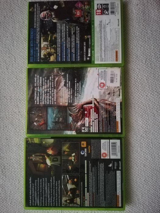 Zestaw 3gier xbox360 Dead Island Payday2 L.A. Noire