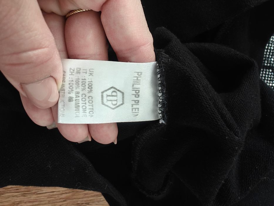 Bluza Philipp Plein M dżety cyrkonie myszka premium bawełniana