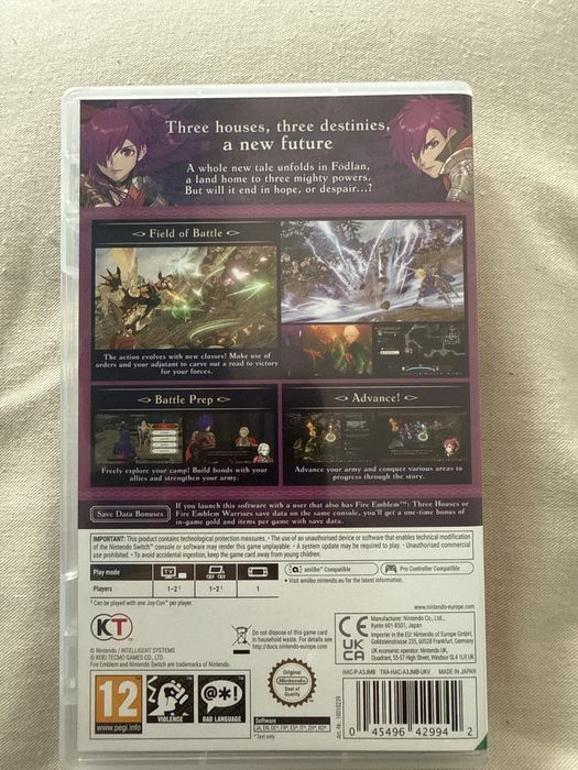 Fire Emblem Warriors: Three hopes - Nintendo Switch