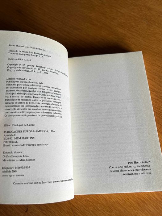 O Homem Ilustrado    RAY BRADBURY