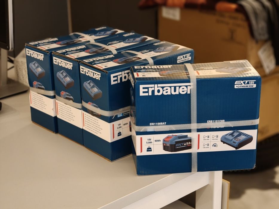 Akumulator 5.0 ah ERBAUER + ładowarka