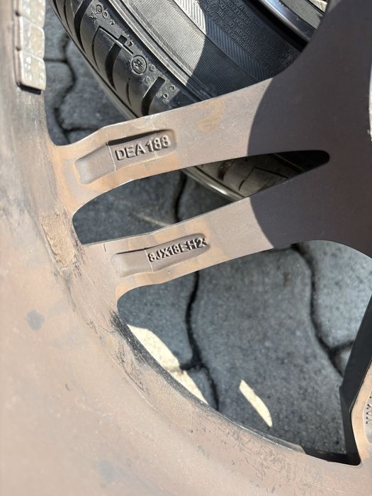 4 Jantes 18” GMP DEA189 Originais 5x120 com pneus 225/45R18 e 255/40R18 Dupla Medida