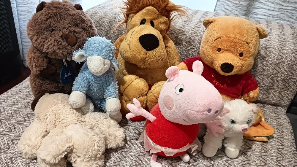 Conjunto 7 Peluches excelente estado 17€