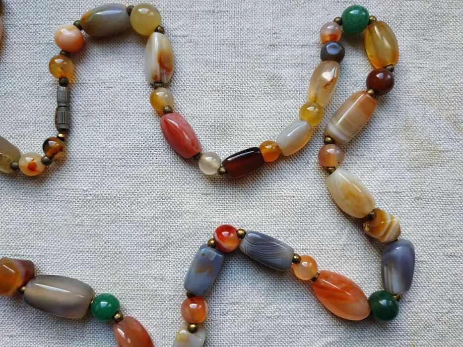Бусы из натуральных камней(Индия) период СССР