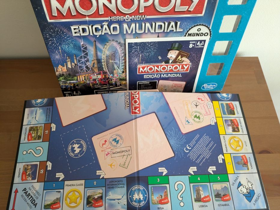 Jogo Tabuleiro - Monopólio Edição Mundial da Hasbro