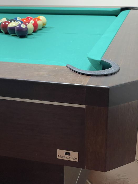 Bilhar de 8 pés odisseia marca carrinho