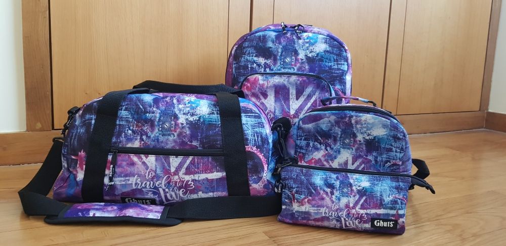 Conjunto Mochilas Ghuts Roxo