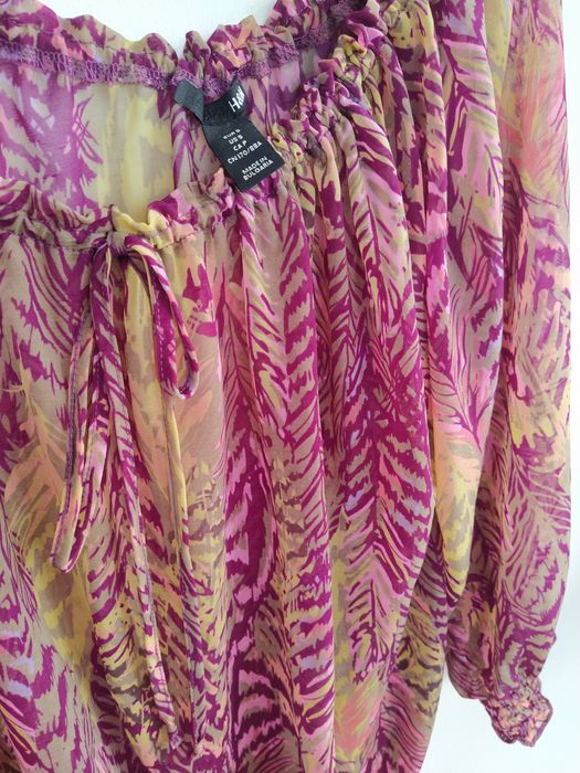 Blusa boho, elegante e original - H & M - Tamanho S