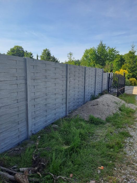 Ogrodzenia betonowe Płyty słupki