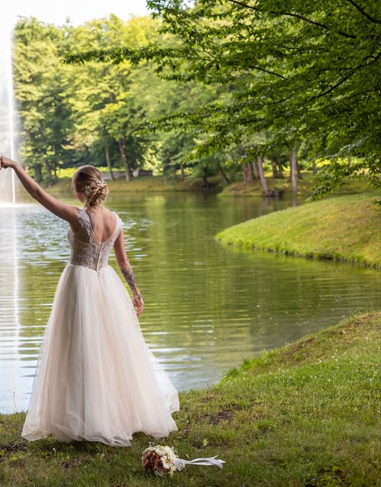 Suknia ślubna , rozmiar S/M