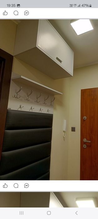 Wieszak do przedpokoju z pawlacze.