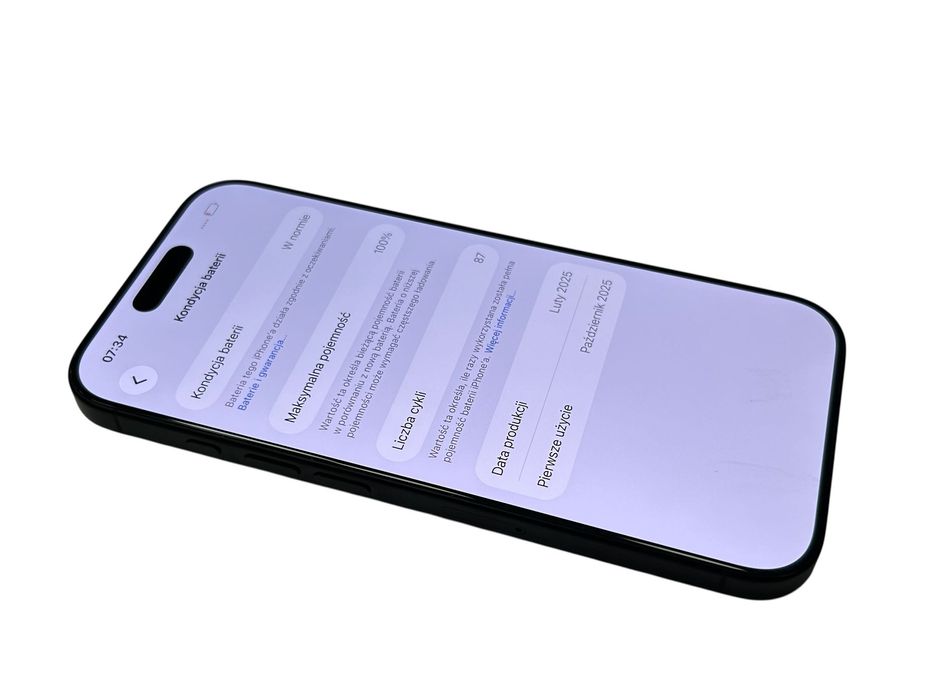 iPhone 16 Pro 128GB Czarny Tytan JAK NOWY Bateria 100%