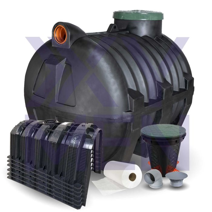 Przydomowa oczyszczalnia ścieków tunelowa 3000L DOSTAWA GRATIS