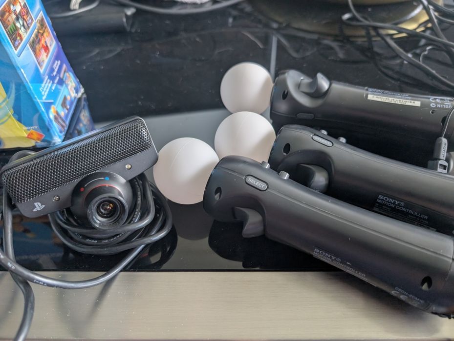 Playstation Move Original 3 comandos caixa os eye e jogo