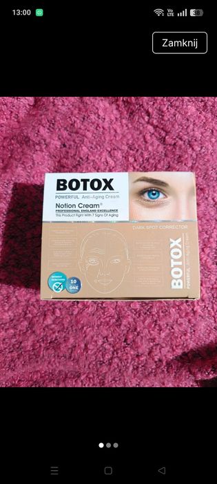 krem przeciwstarzeniowy Botox Powerful Anti-Aging Cream marki Notion Cream.
