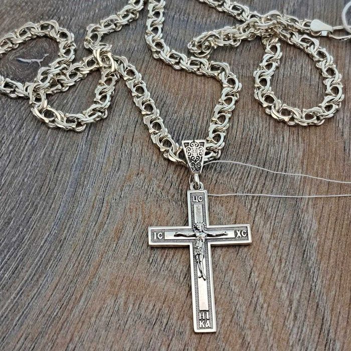 Серебряный крест Срібний хрестик Срібло 925 подвеска кулон підвіс