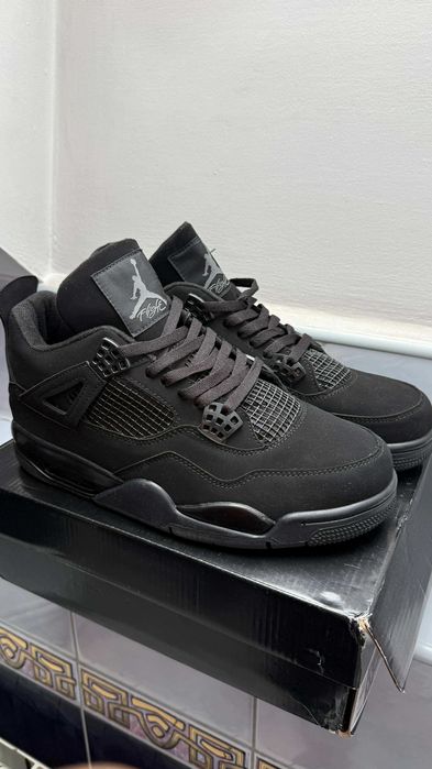 Air Jordan 4 Retro – czarne | Rozmiar 45