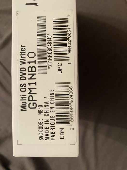 Zewnętrzna nagrywarka DVD LG MultiOS GPM1NB10