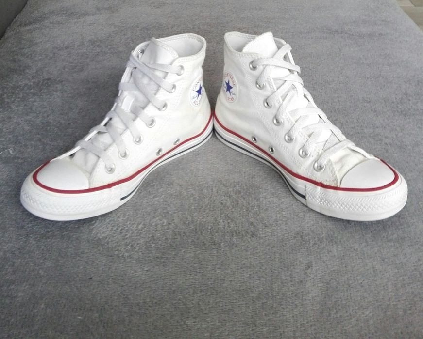 Converse all Star oryginalne białe buty sportowe trampki r 36,5 37