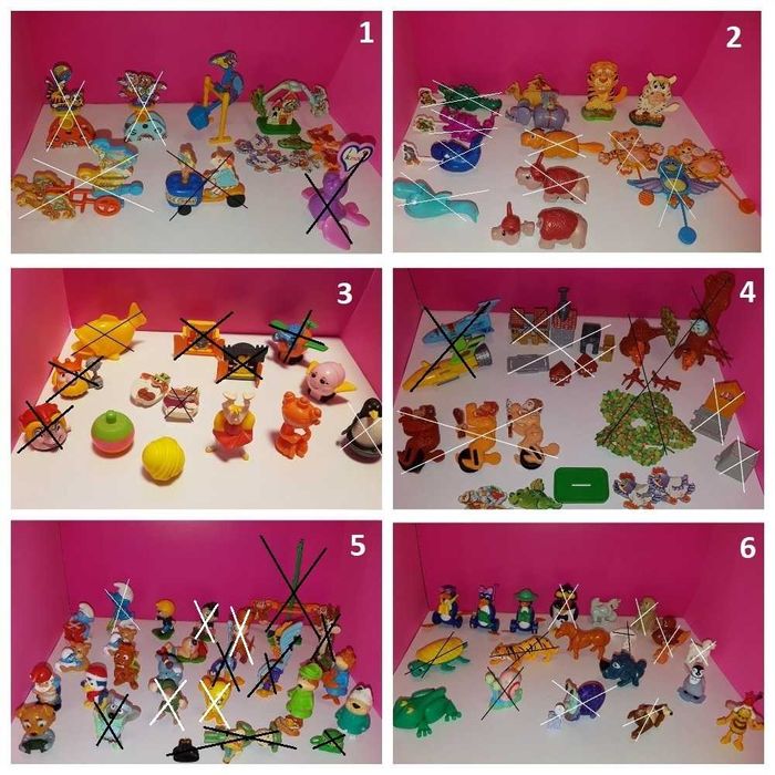 Киндер, фигурки Kinder разные, есть новые, игрушки старая коллекция