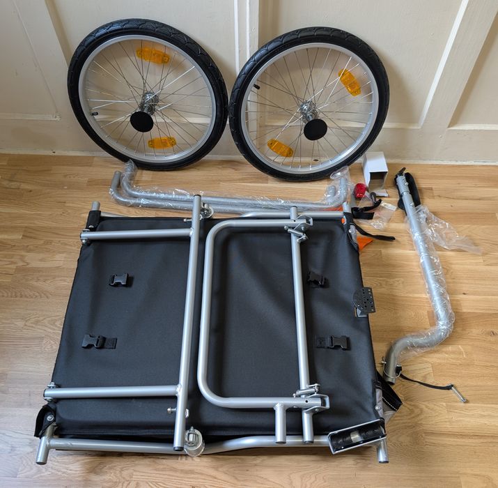 Karlie Przyczepka Rowerowa dla Psa 148x90x88cm do 50kg DUŻA SOLIDNA