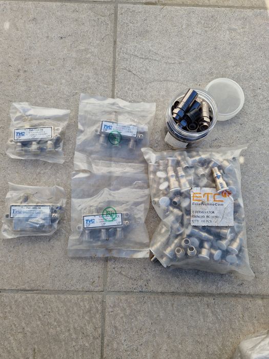 Acessorios para instalação de rede TV