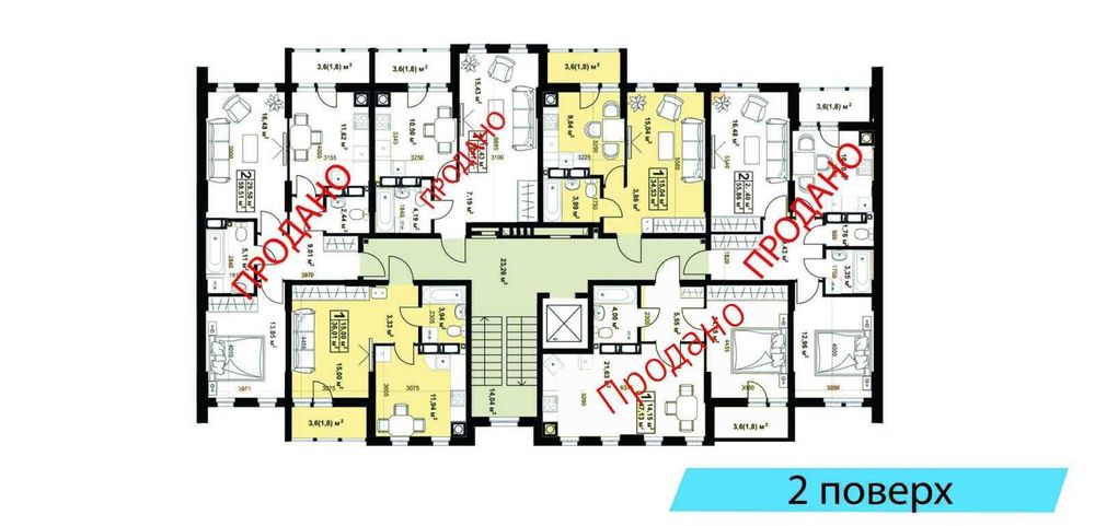 1кім. АВТОНОМНЕ ОПАЛЕННЯ, новобудова
