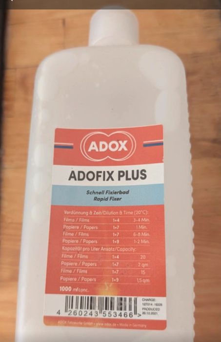 Químicos de Revelação Fotográfica - Revelador Kodak + Fixador