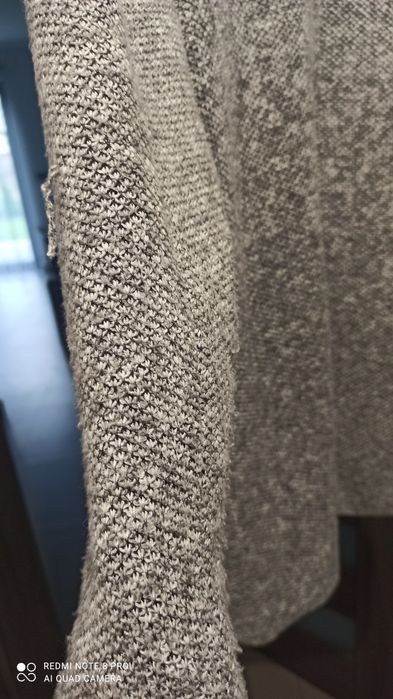 Krótki lekki płaszczyk sweterkowy ZALANDO r. XL