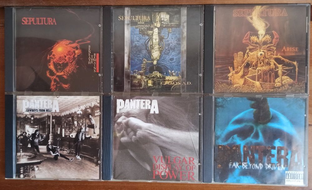 Vários CD's Metal / Thrash / Death