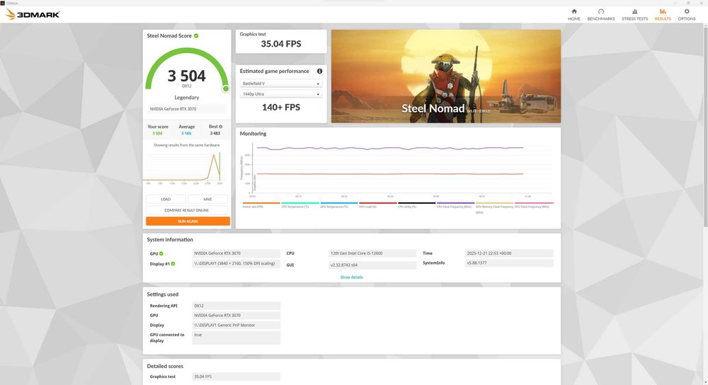 PC Gaming (INTEL 12600 • 32GB RAM • RTX 3070)