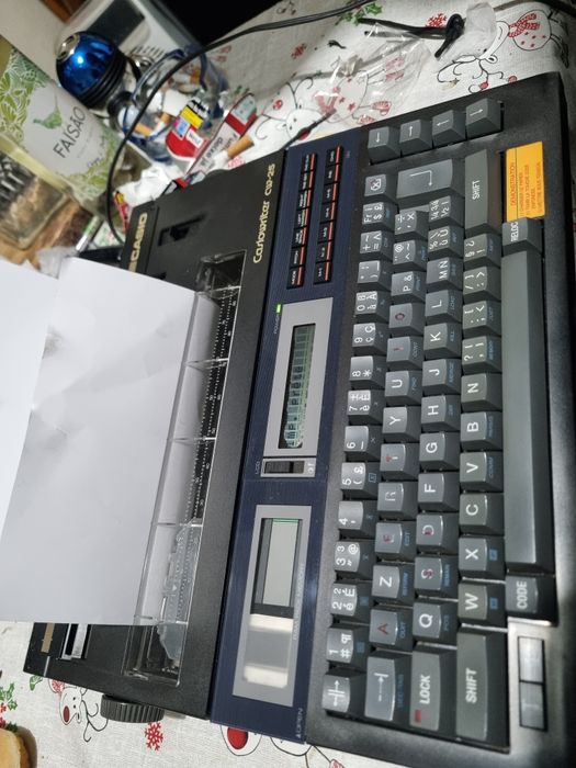Maquina de escrever elétrica Casio